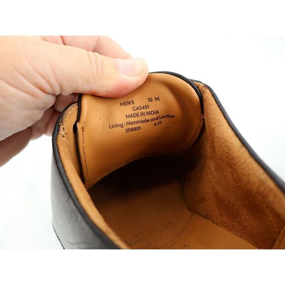 Cole Haan Men's Bedford Derby Plain Toe Shoes Mens 10 M Black Leather Lace Up - Picture 11 of 12